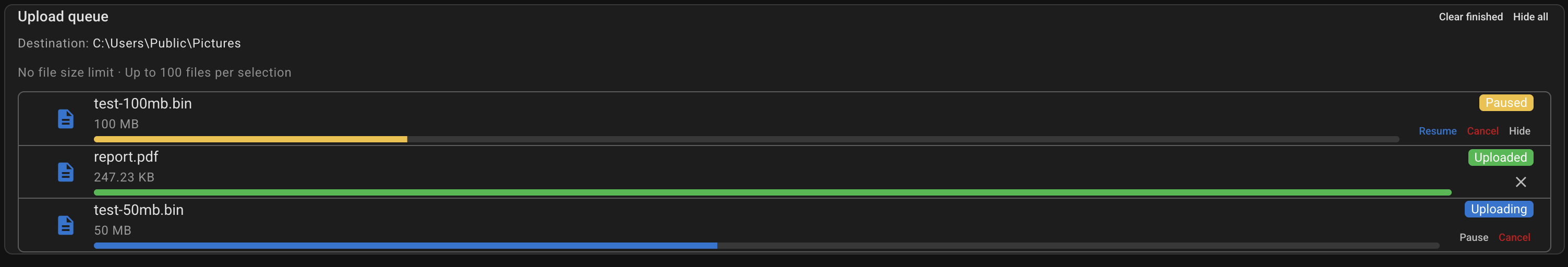 file_browser_upload_queue